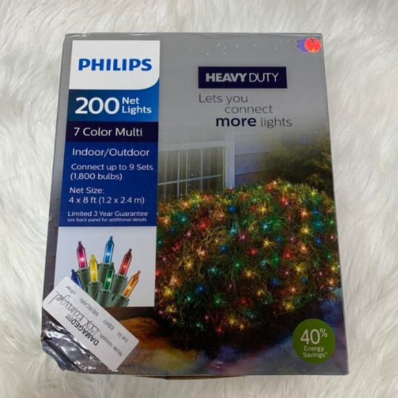 Philips Holiday Heavy Duty 200 Multi Net Lights 4x8 Ft Poshmark